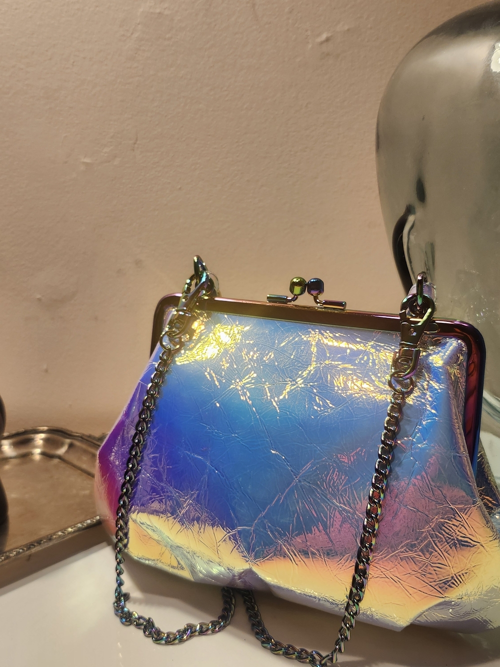 Vivienne Westwood BNIB Iridescent ORB Holographic- Bag - 2019 - Picture 4 of 16